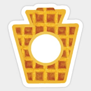 Keystone Waffle Sticker